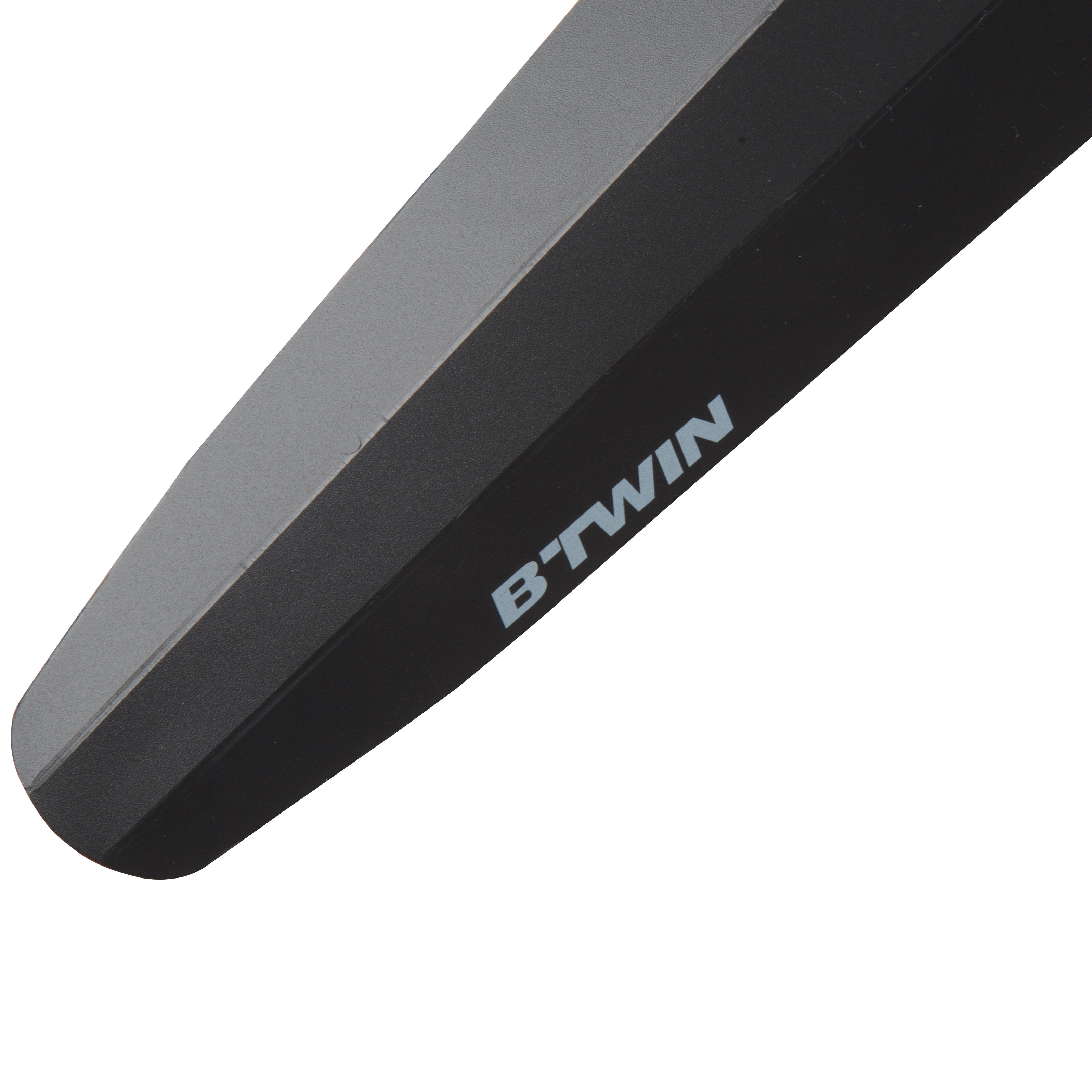 Flash Road Bike Saddle Mudguard Black BTWIN Decathlon