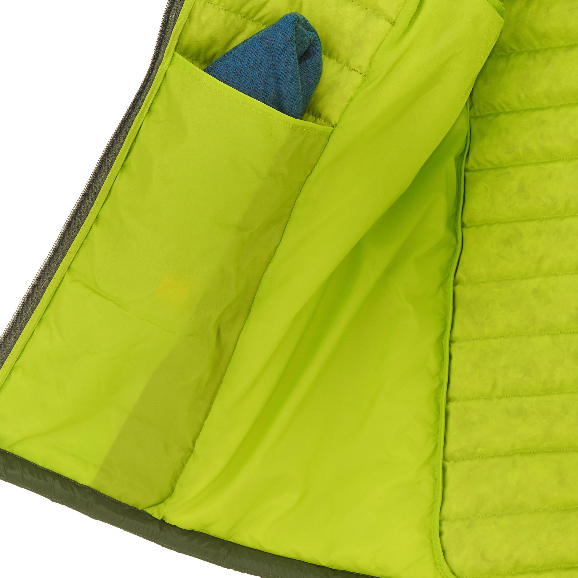 X-Light men's quilted hiking jacket khaki 14/21