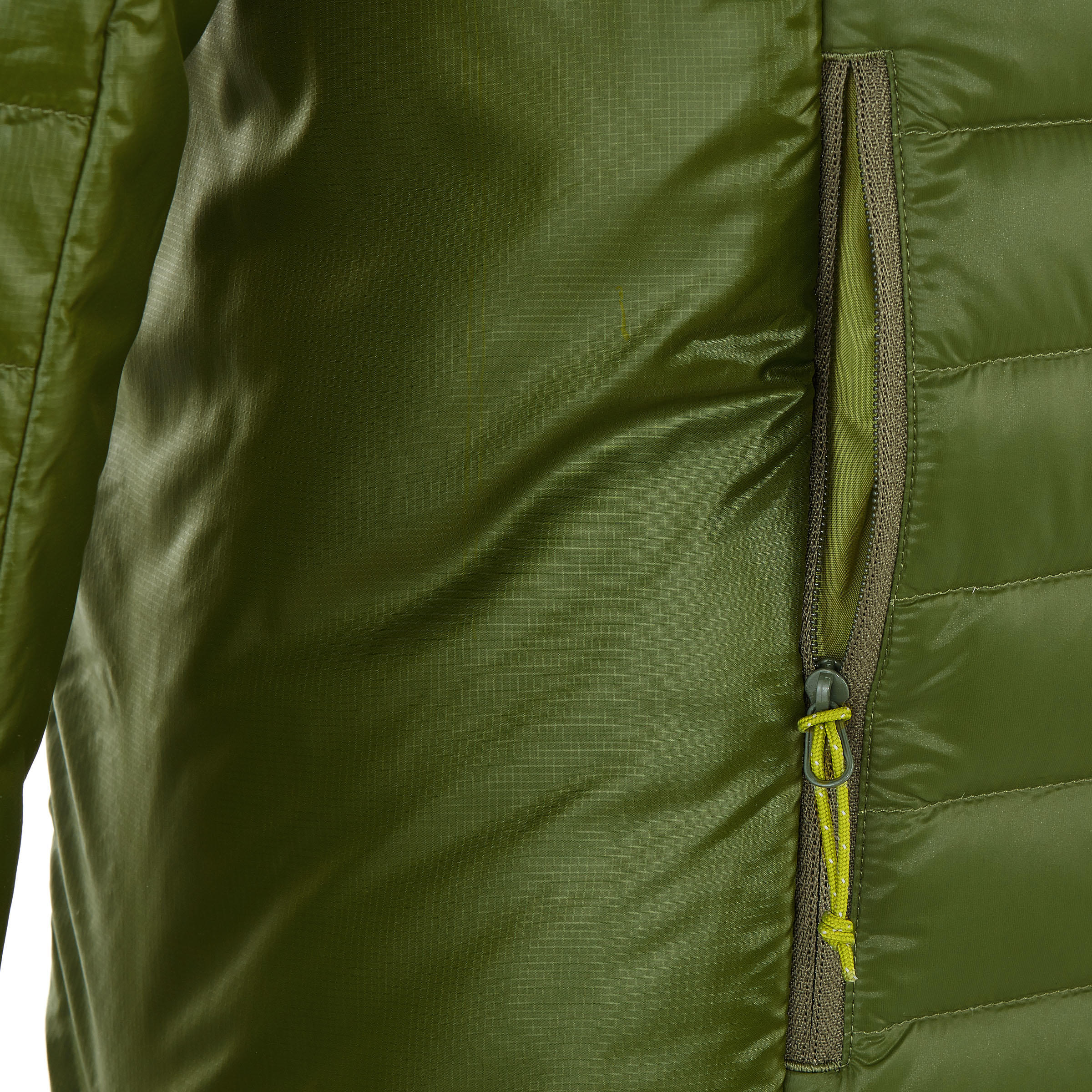 X-Light men's quilted hiking jacket khaki 12/21