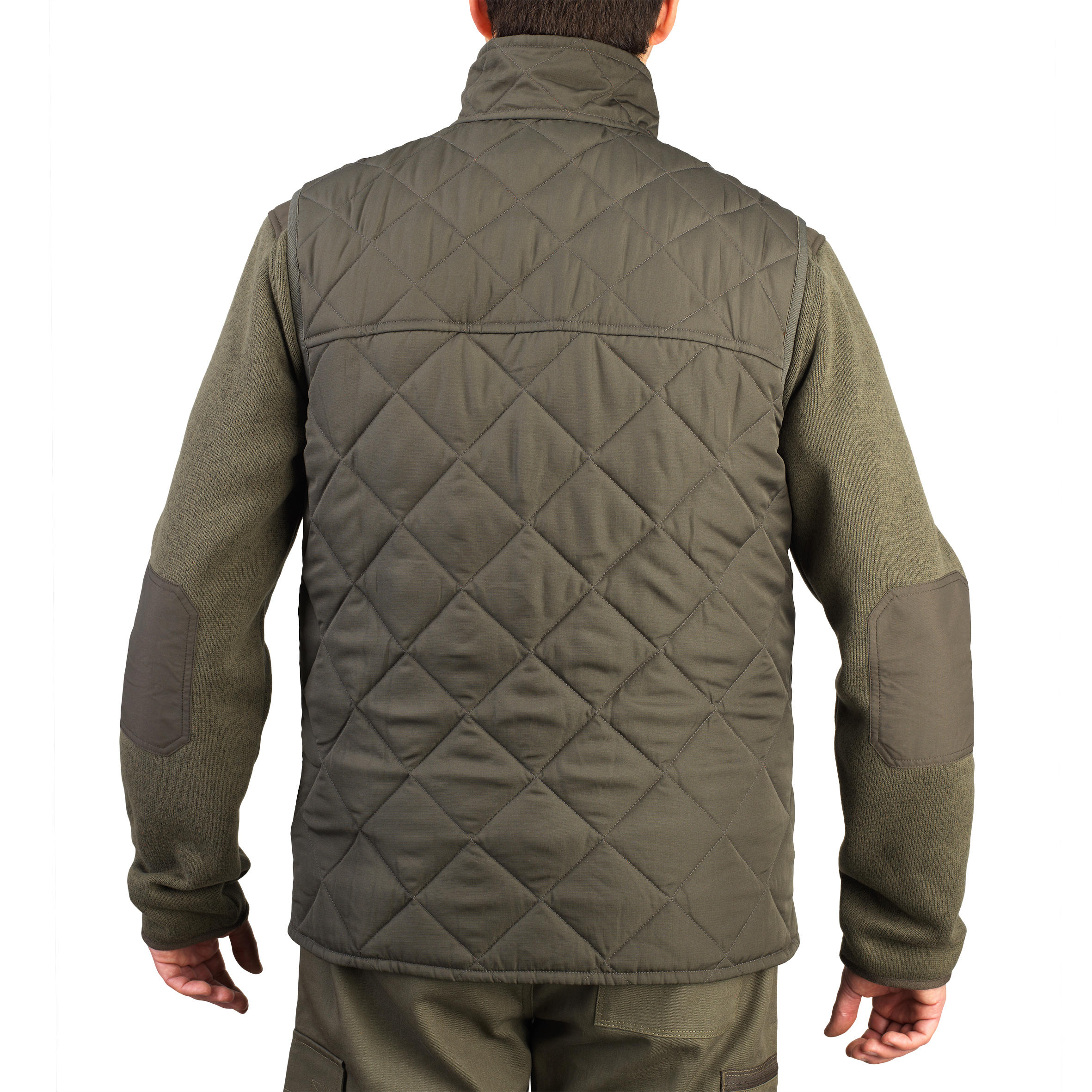 Padded Waistcoat - Green 3/8
