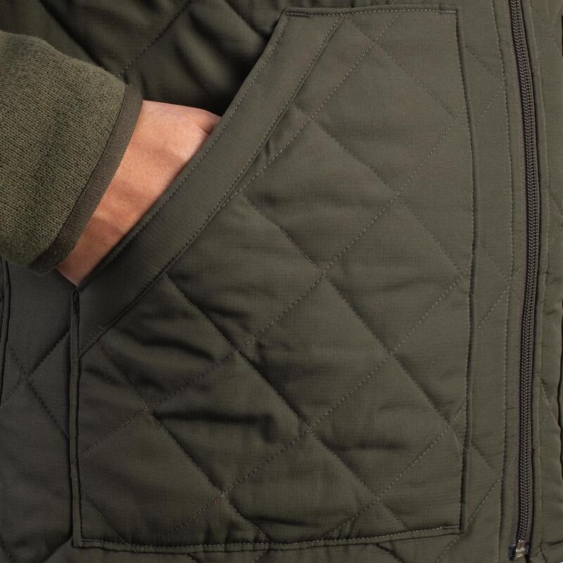 Gilet chasse matelassé vert 100