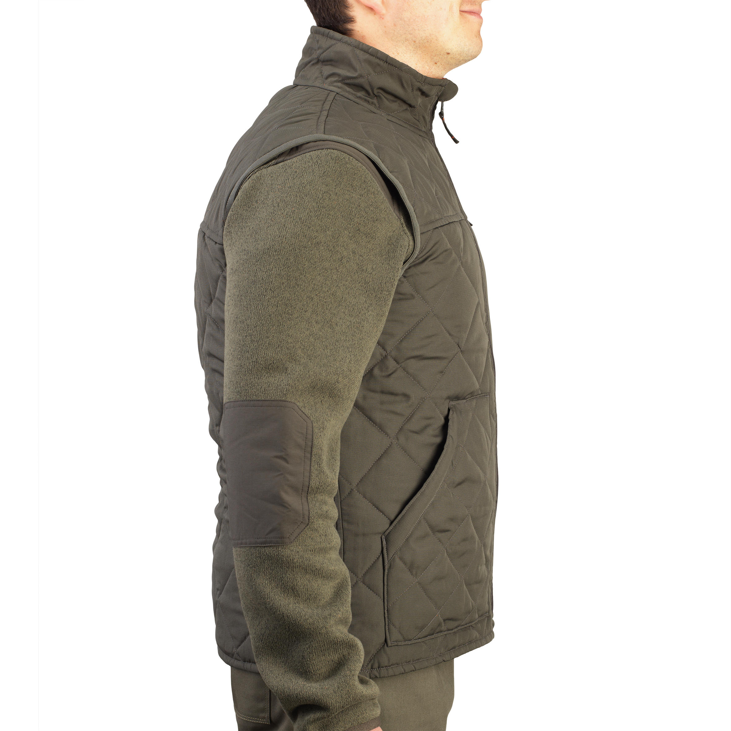 Padded Waistcoat - Green 5/8