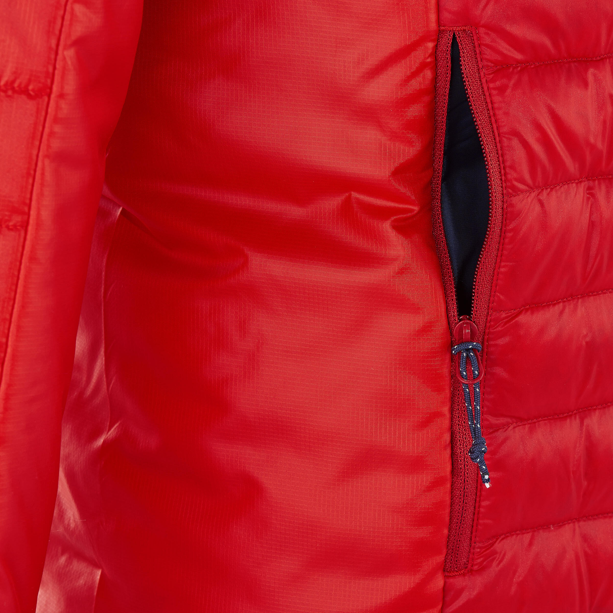 X-Light men's quilted hiking jacket red 7/18