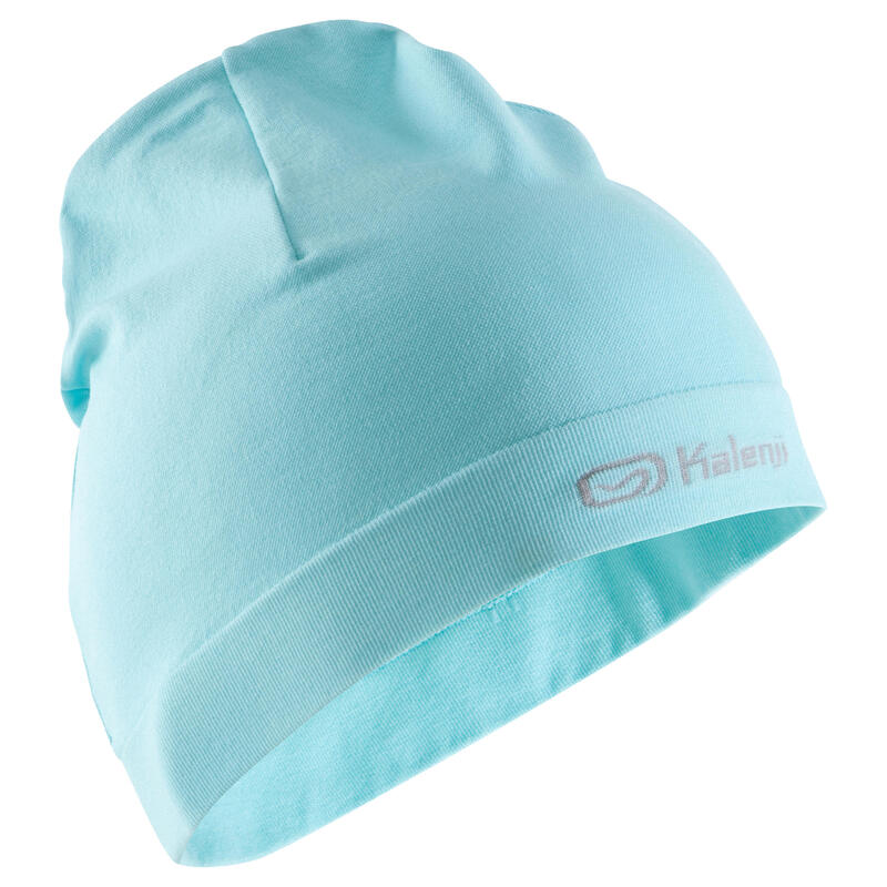 Bonnet running seamless adulte - kiprun gris chiné
