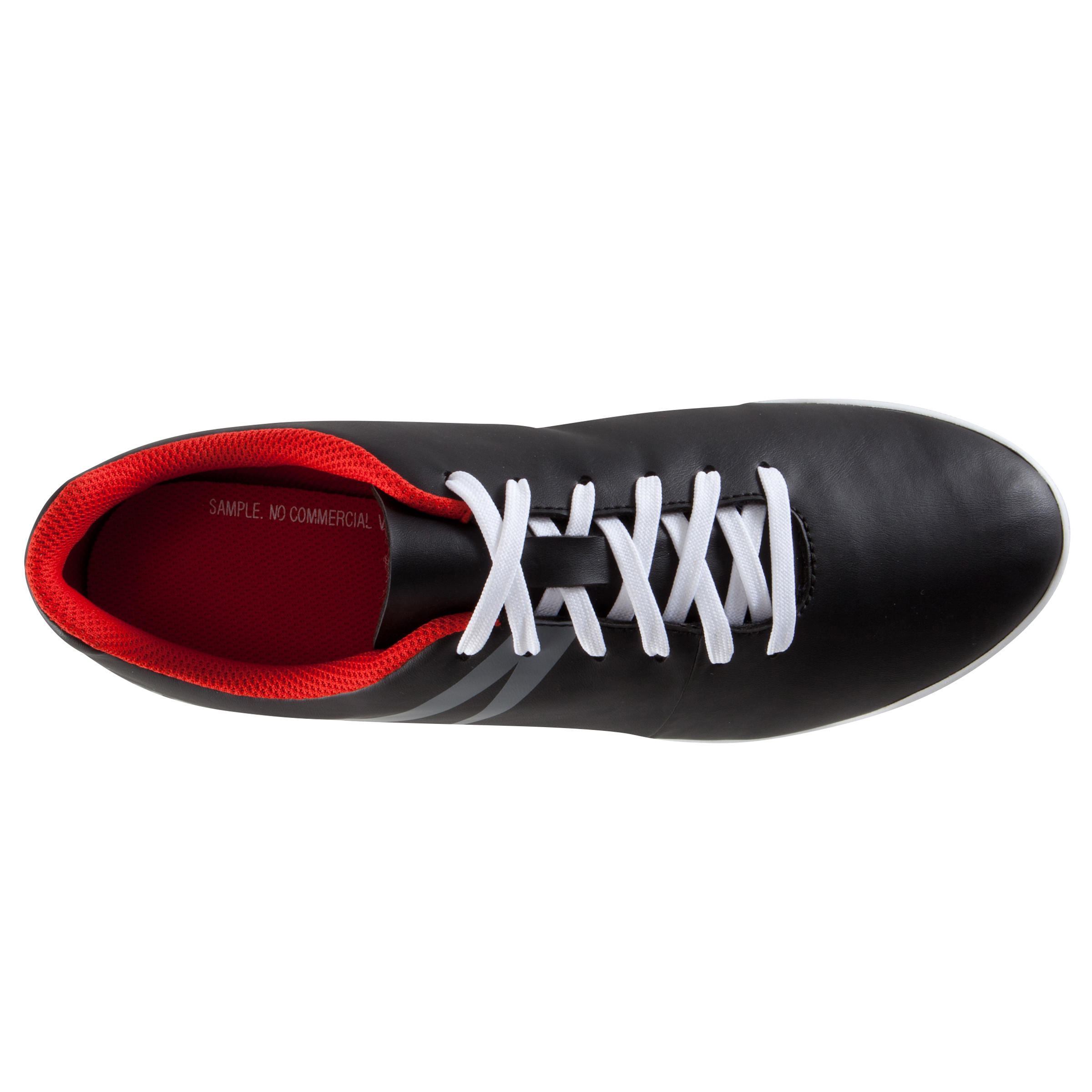 First 100 HG Adult Hard Pitch Football Boot - Black/Red/White 5/12