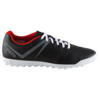 Chaussure de football adulte terrains durs First 100 HG noire rouge blanc