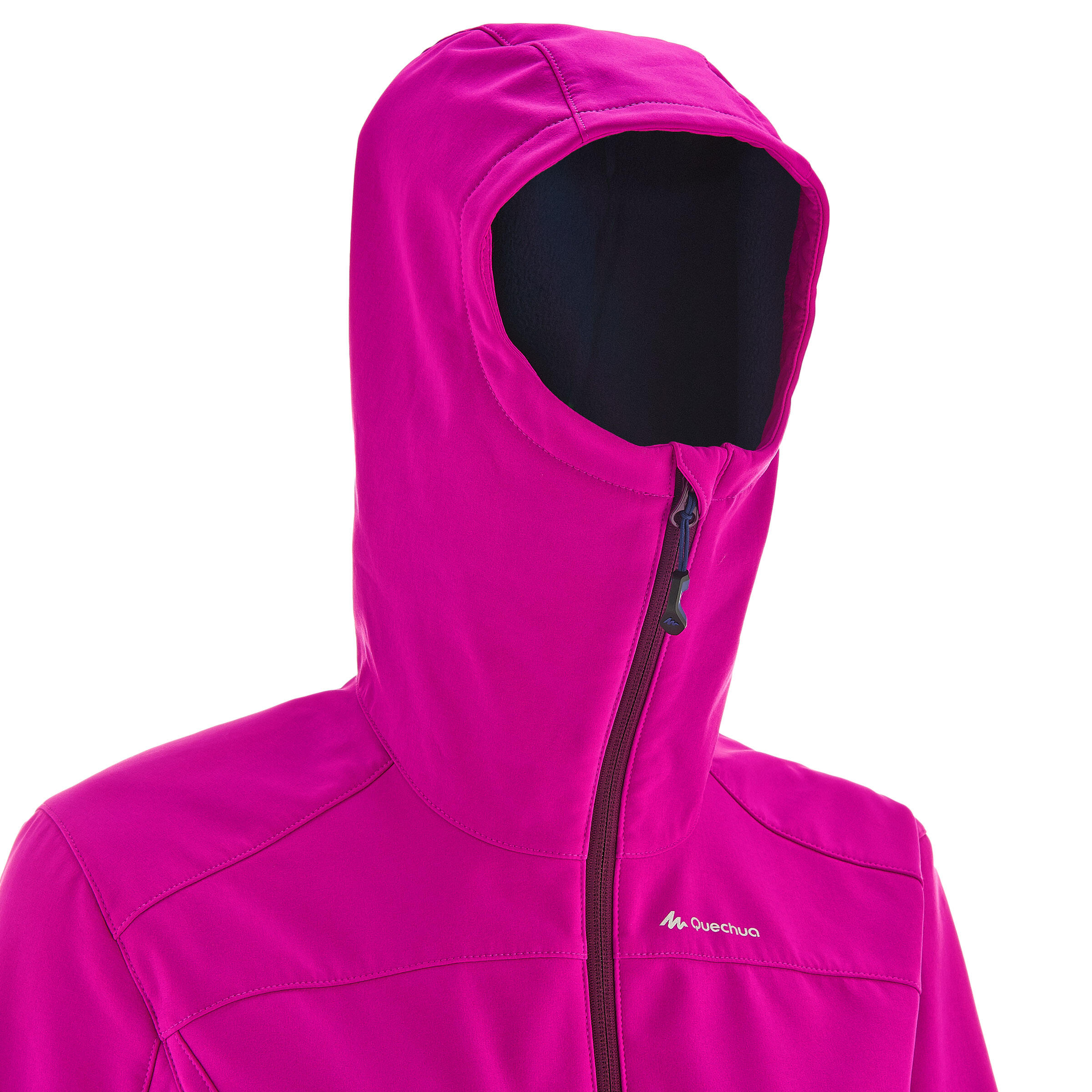 Women's Forclaz 500 Softshell Hiking Jacket - Pink 7/16