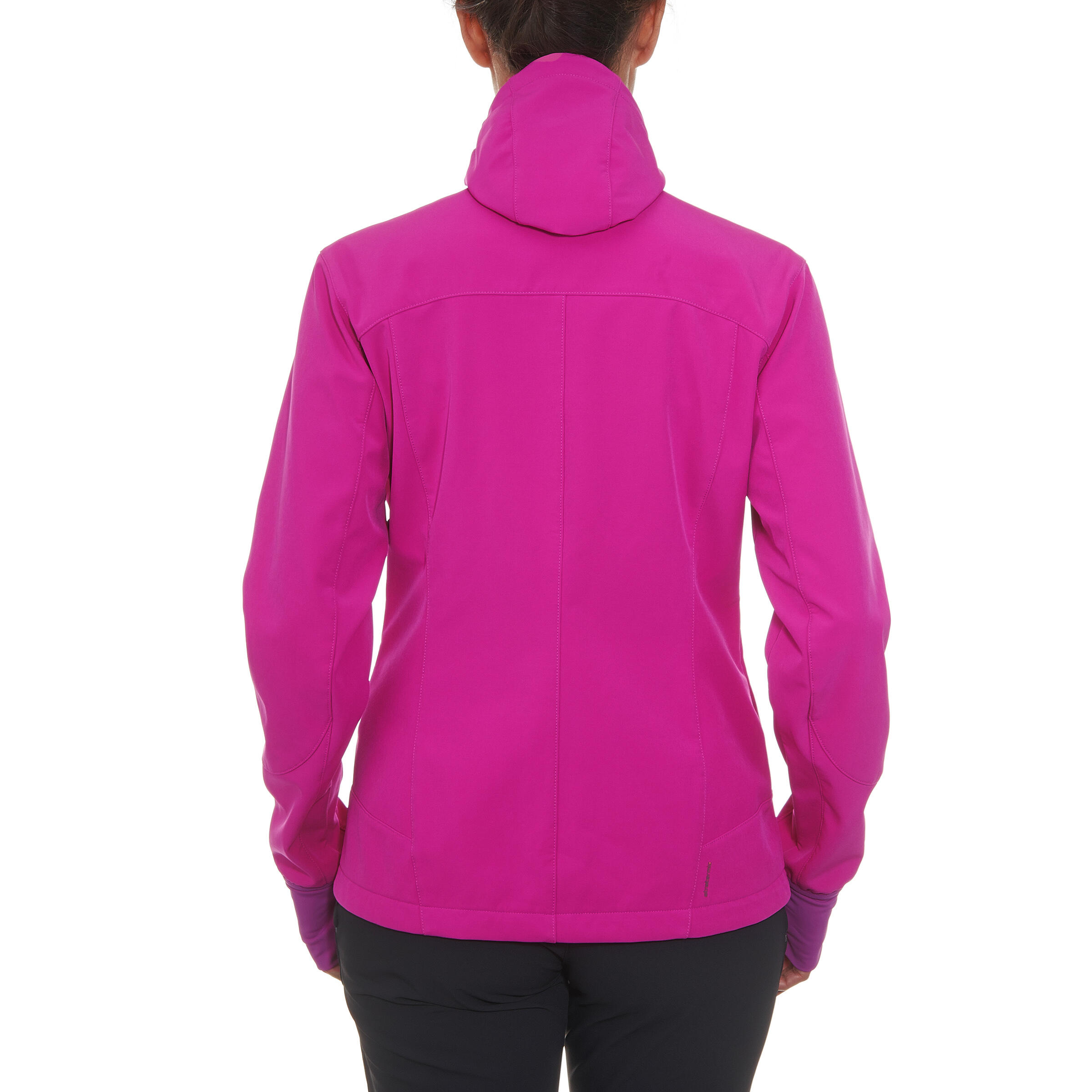 Women's Forclaz 500 Softshell Hiking Jacket - Pink 5/16