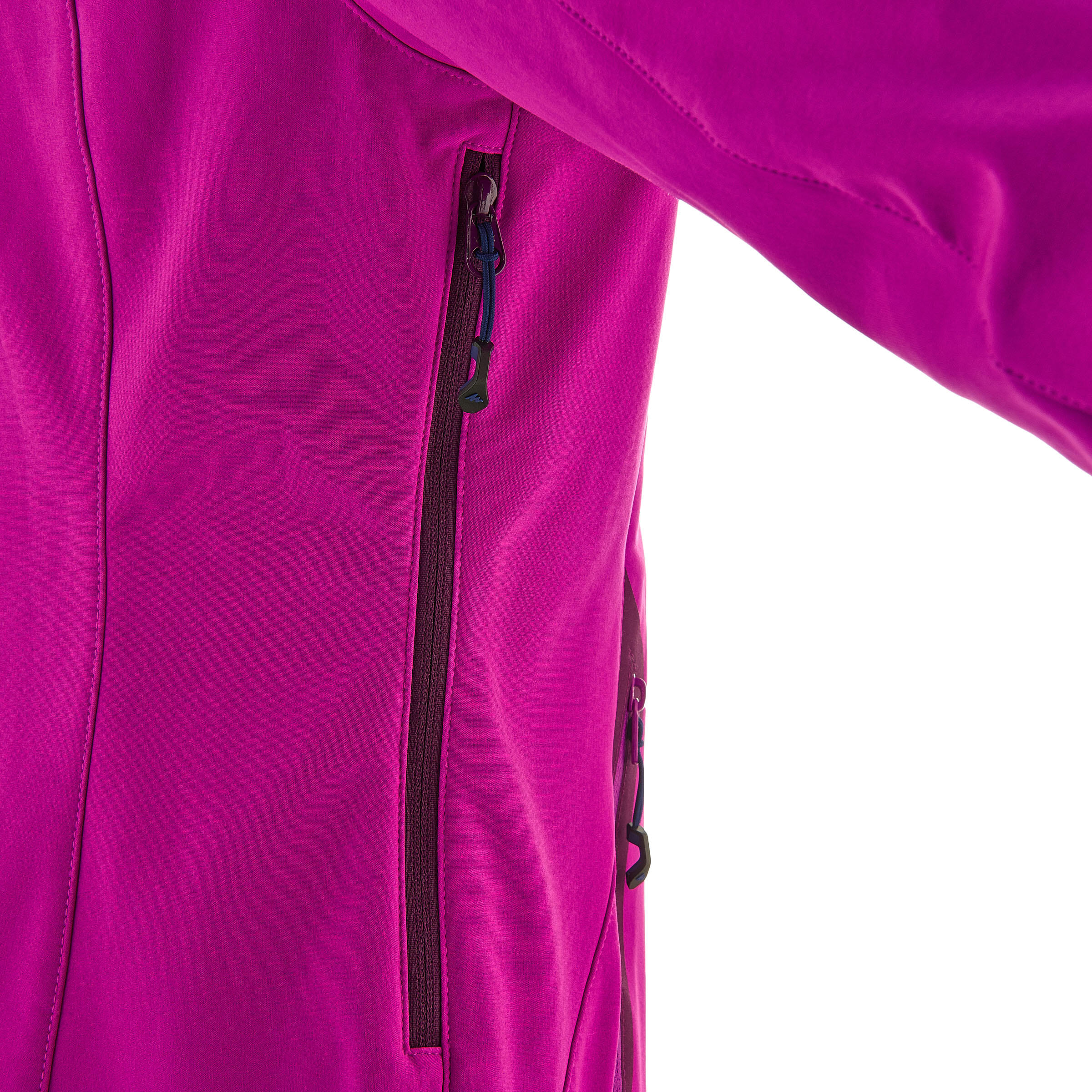 Women's Forclaz 500 Softshell Hiking Jacket - Pink 9/16