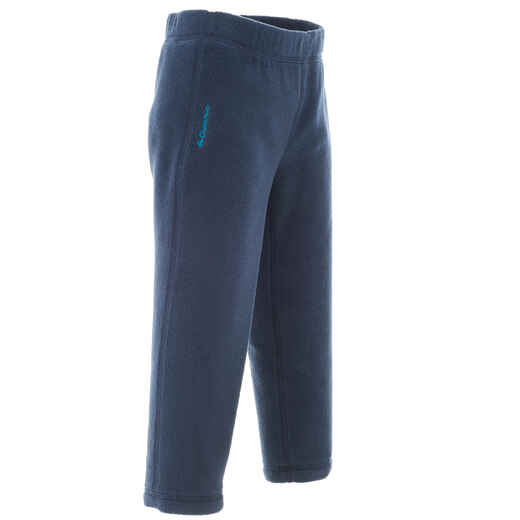 
      Kids' 2-6 Years Hiking Fleece Trousers MH100 - Navy blue
  