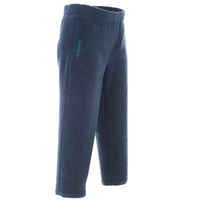Kids' 2-6 Years Hiking Fleece Trousers MH100 - Navy blue