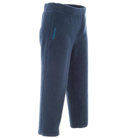 Pantalon polaire de randonnée - MH100 bleu marine - enfant 2 - 6 ans