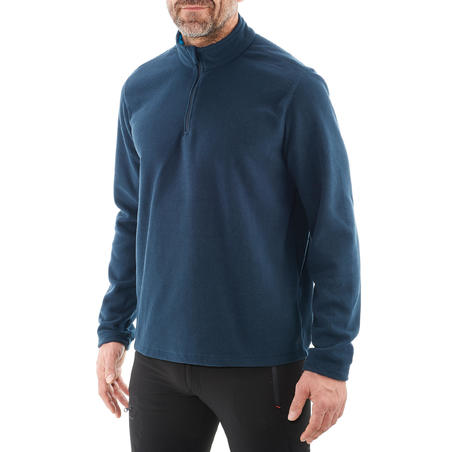 Polaire randonnée montagne homme Forclaz 50 marine