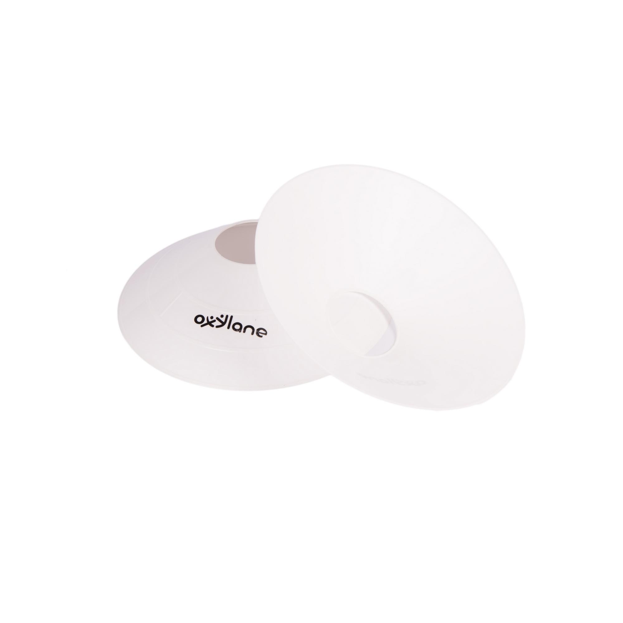 

Saucer Cones White Pack of 6 By KIPSTA | Decathlon