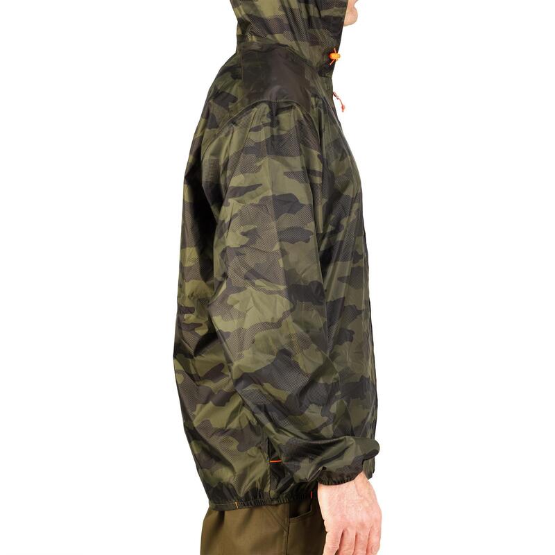 Chaqueta Chubasquero Caza Solognac 100 hombre Camuflaje Impermeable Ligera