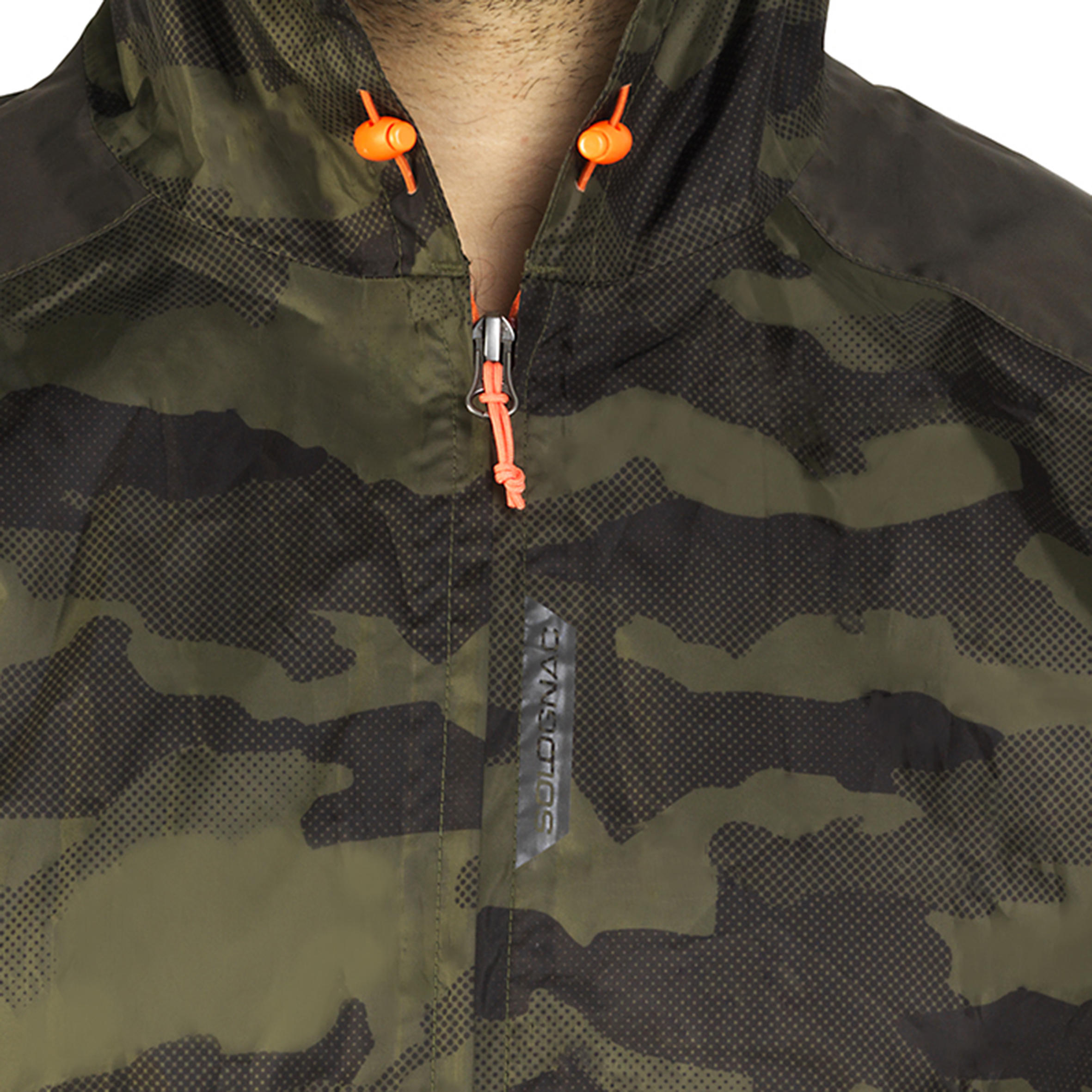 Waterproof Light Jacket - Camo - Decathlon