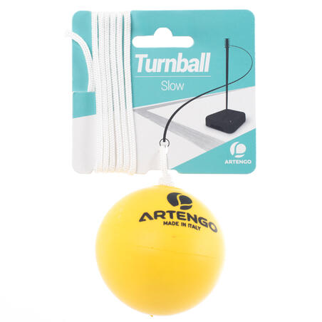 Lėtas spydbolo kamuoliukas „Turnball“ – geltonas putplastis