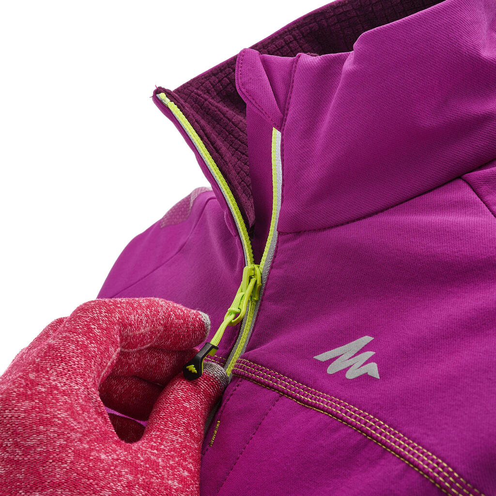 Women's Snow Hiking Warm Softshell Jacket SH900