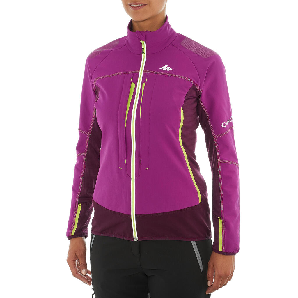 Women's Snow Hiking Warm Softshell Jacket SH900