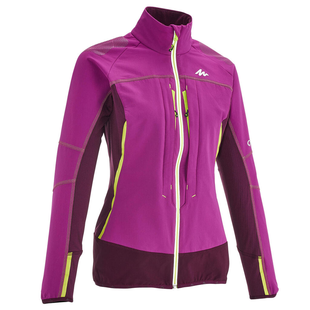 Women's Snow Hiking Warm Softshell Jacket SH900