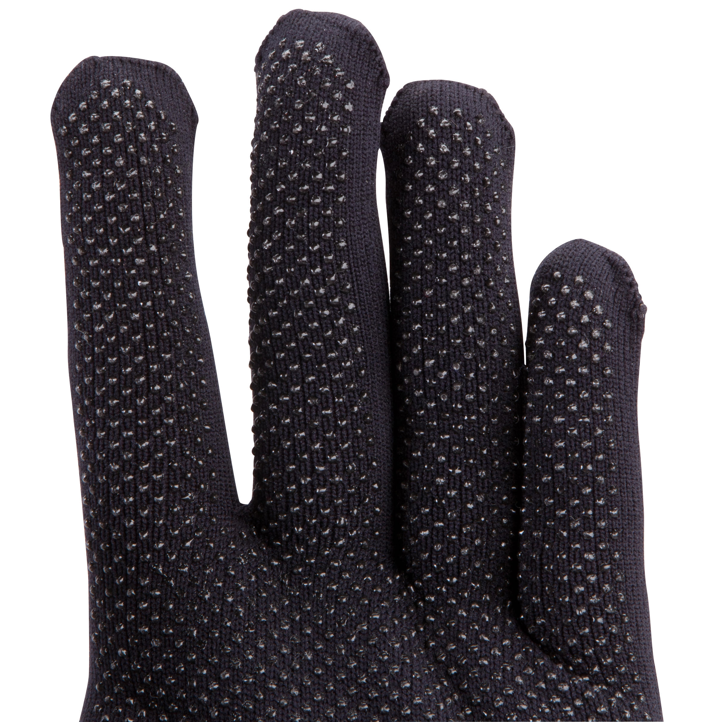 Schooling Adult and Children's Horse Riding Gloves - Black 4/10