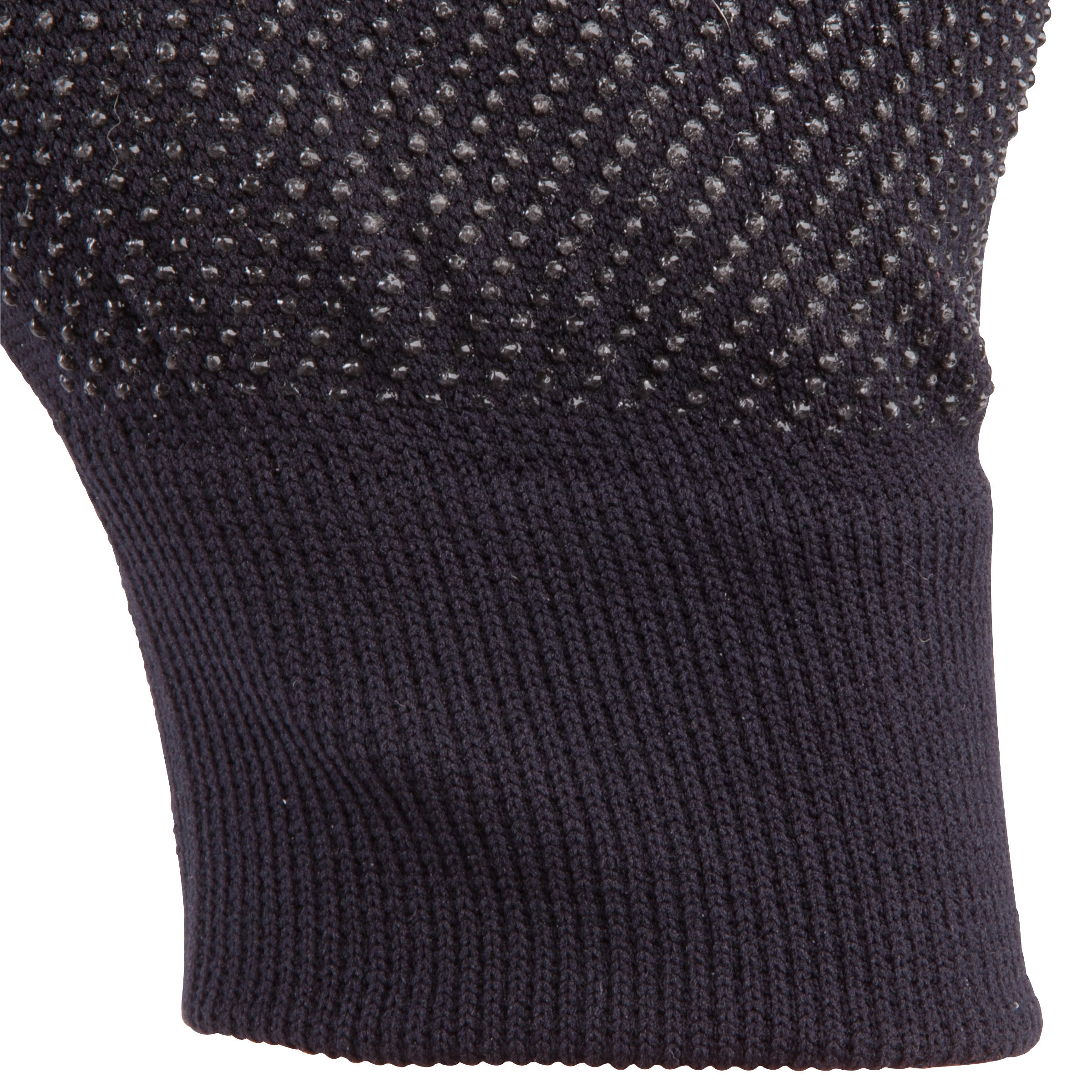 Schooling Adult and Children's Horse Riding Gloves - Black 6/10