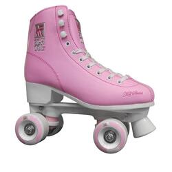 Patins à roulettes enfants QUAD KRF SCHOOL ROSE PALE TCI
