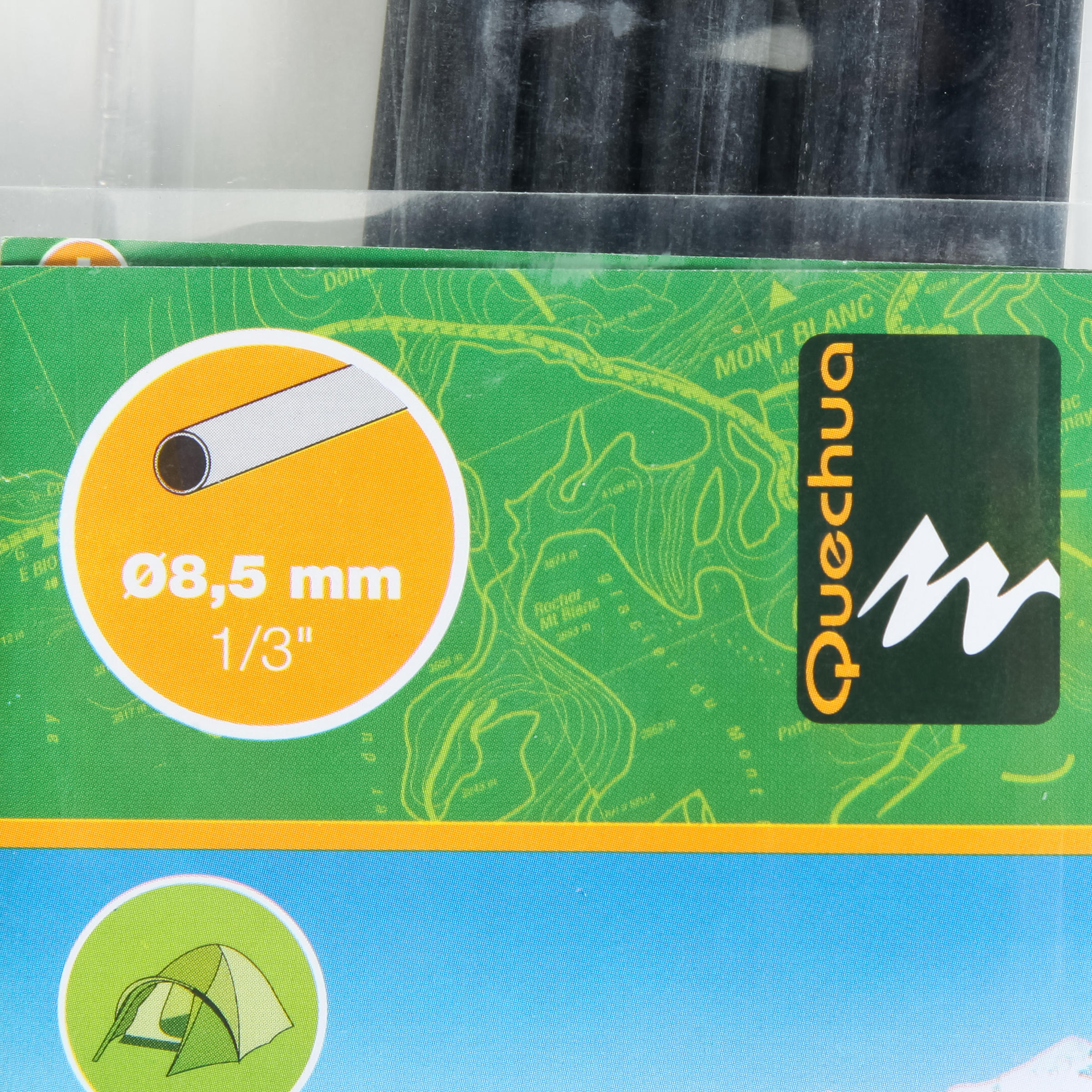 KIT ARCHI TENDA IN FIBRA COMPLETO | DIAMETRO 8,5 MM 17/22