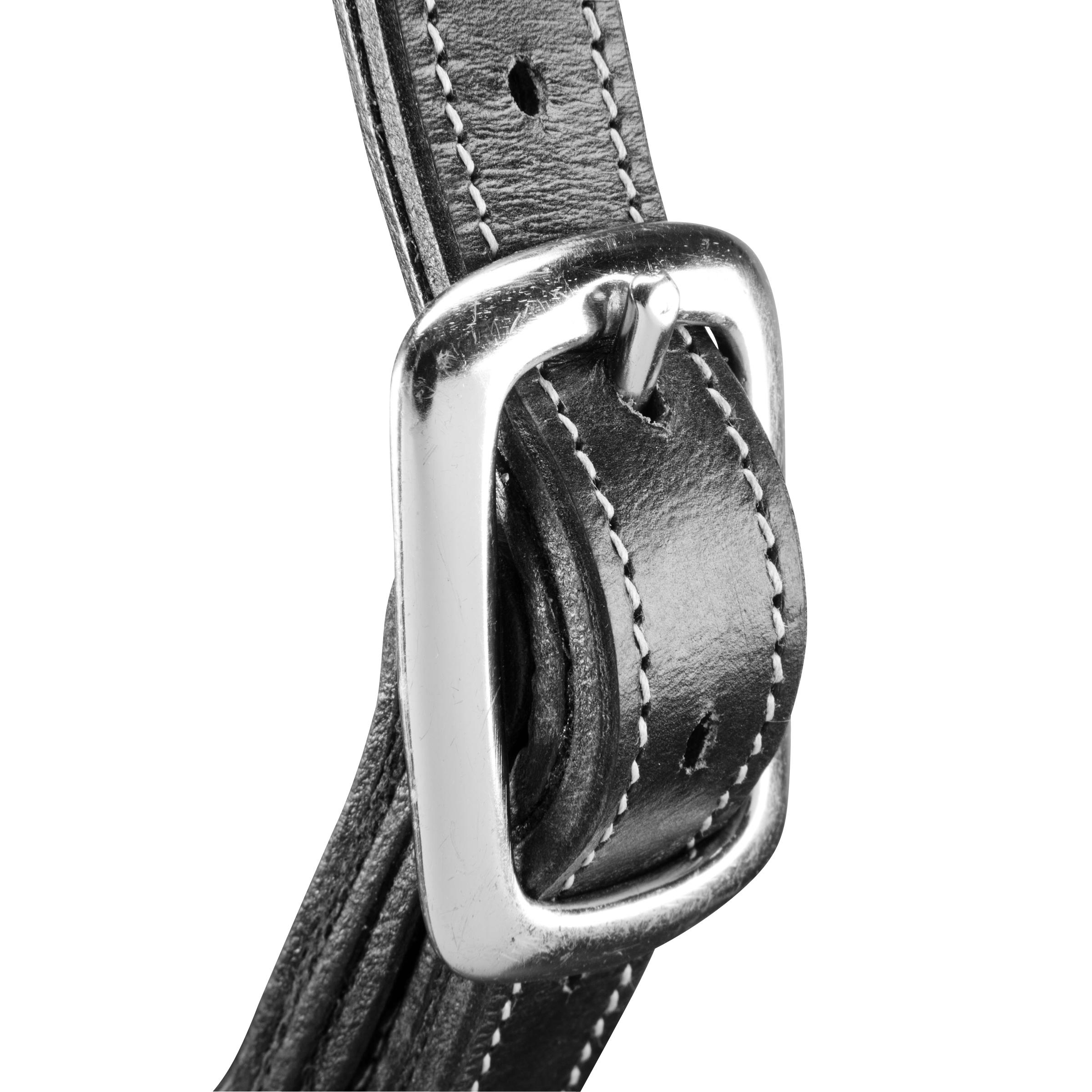 Romeo Horse Riding Leather Horse/Pony Halter - Black 3/9