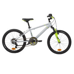 VTT ENFANT RACING 500 20 POUCES 6-9 ANS GRIS/JAUNE FLUO