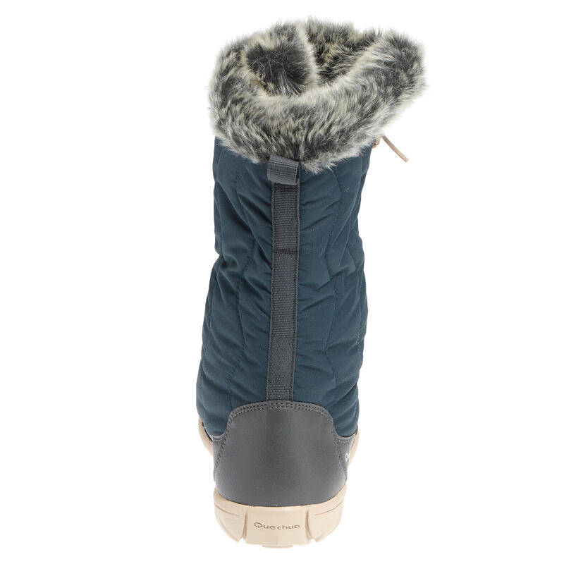 Women's Warm Waterproof Snow LaceUp Boots SH500 XWARM QUECHUA