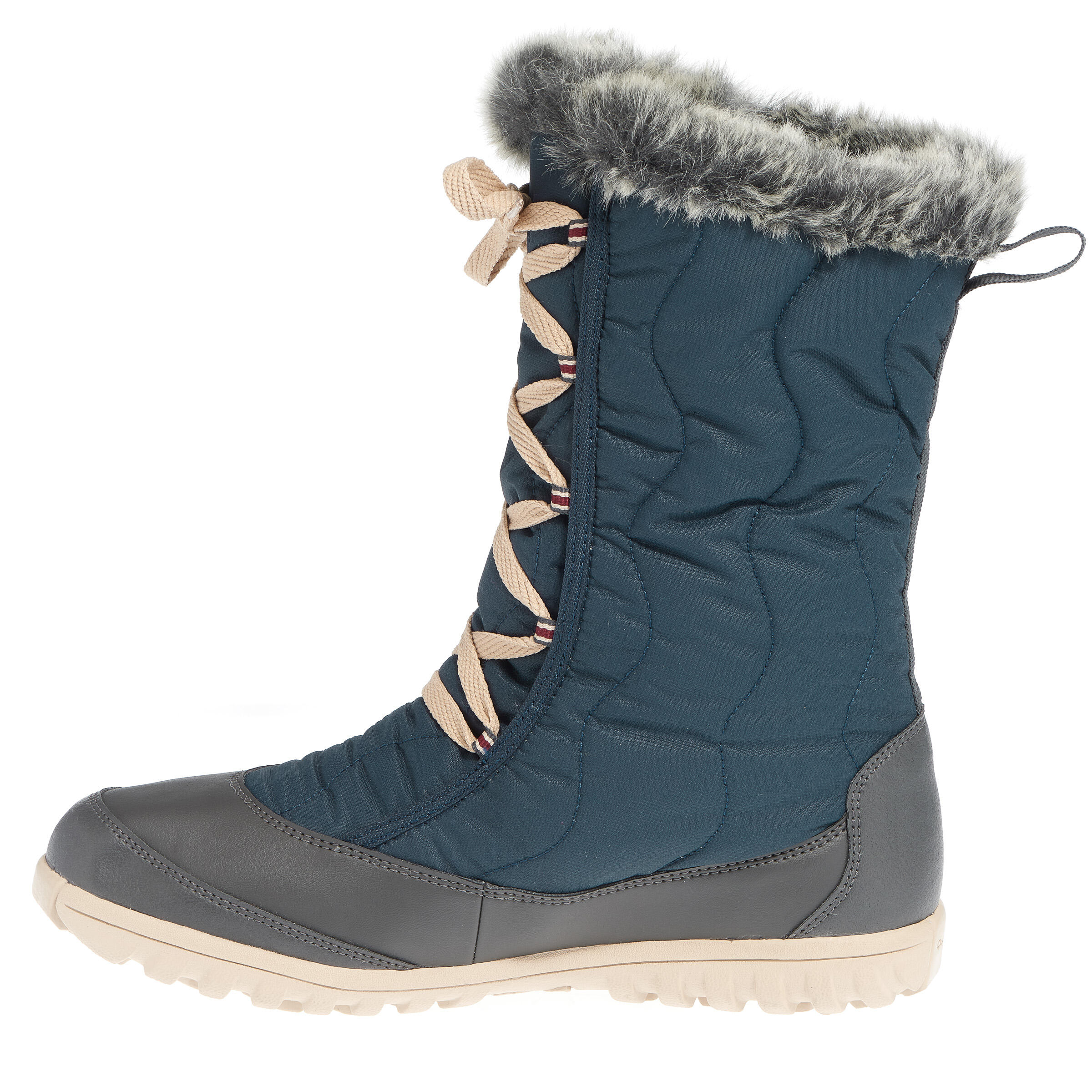 SH500 x-warm blue snow boots with laces 3/12