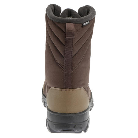 SH300 Men's Warm and Waterproof Snow Hiking Boots - Brown