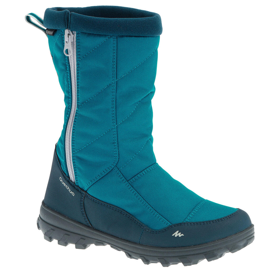 Sh500 warm jr snow hiking boots - blue