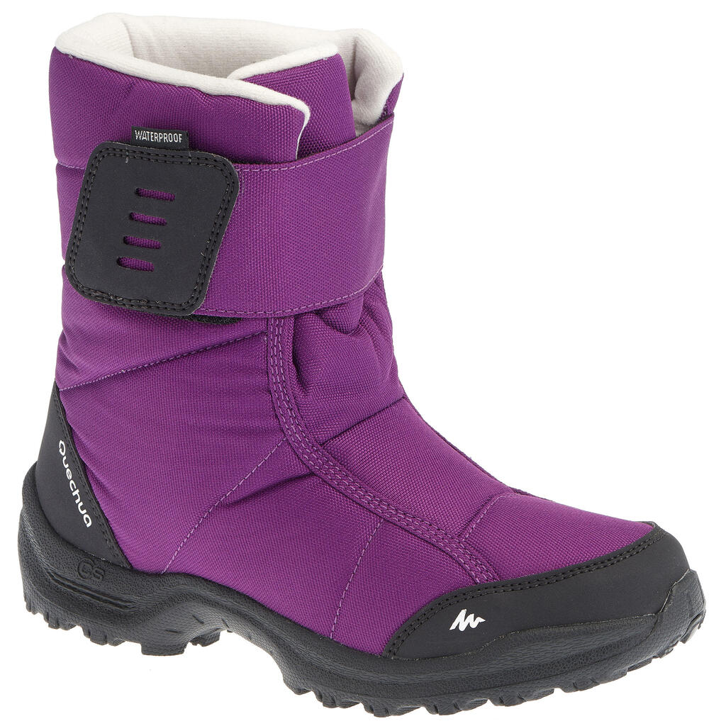 Sh100 x-warm jr snow hiking boots - purple