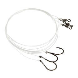 Bas de ligne pêche carnassier THIN & FIGHT SIMPLE/FLUORO 5KG