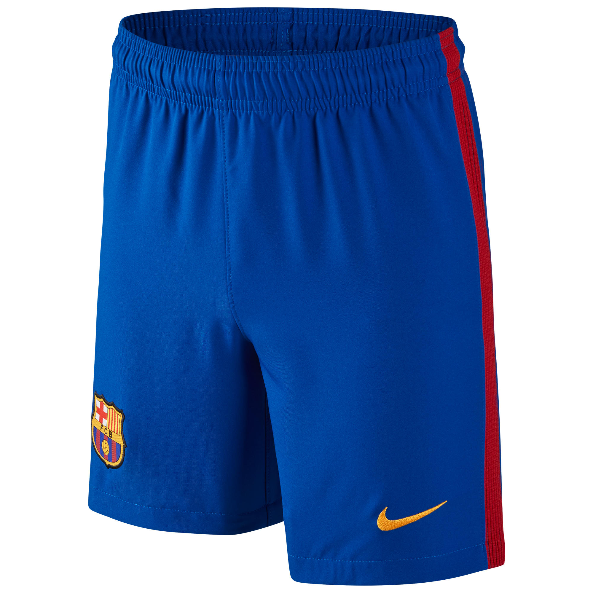 NIKE Barcelona FC Kids Football Shorts - Blue Red
