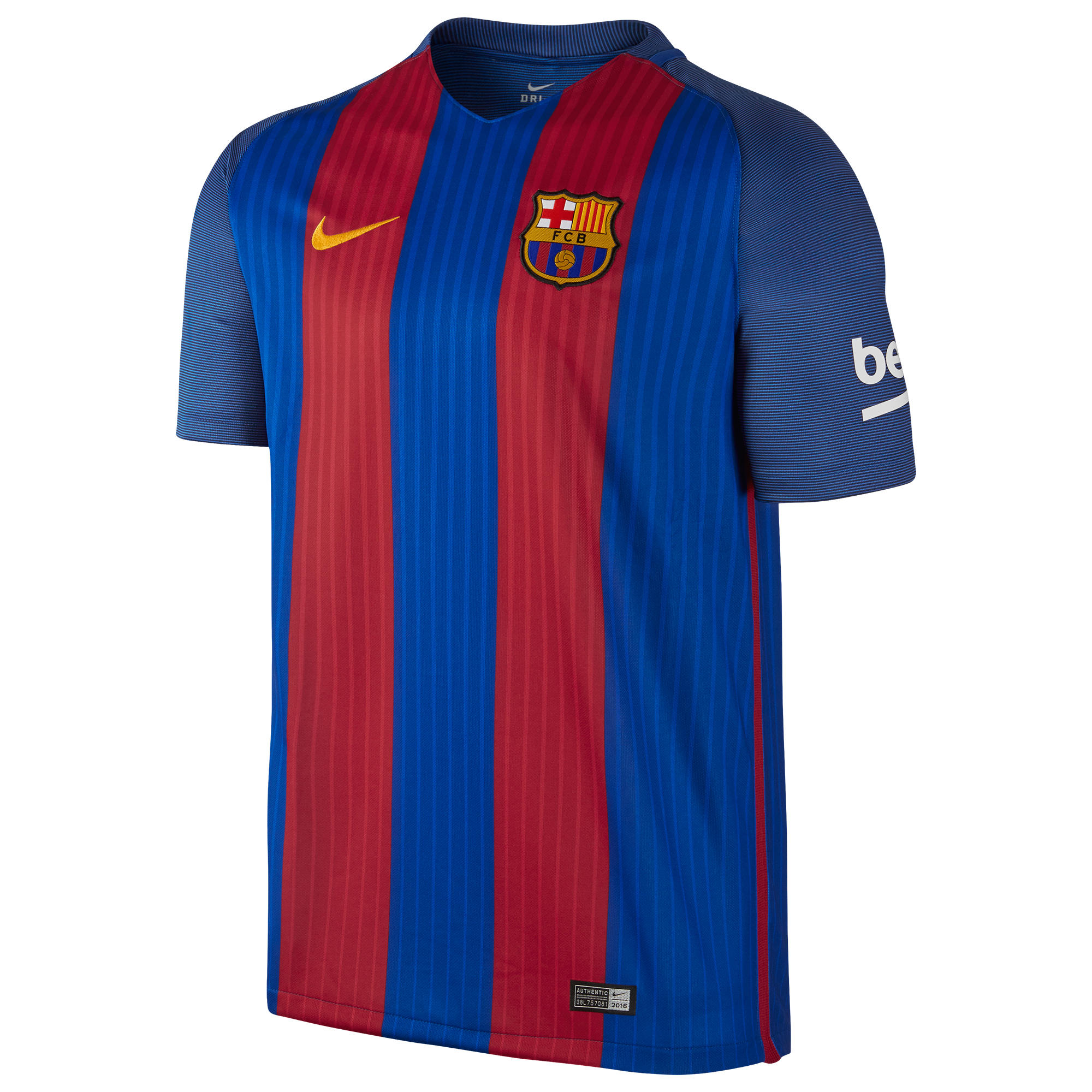 NIKE Barcelona FC Kids Football Replica Home Shirt - Blue Red