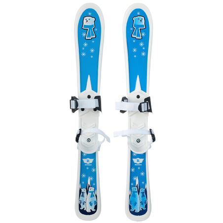 Kids White Mini Skis Decathlon Kids White Mini Skis Decathlon