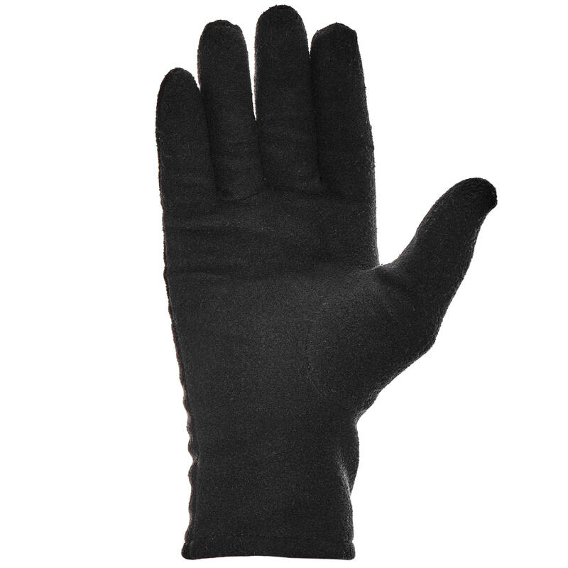 Adult Mountain Trekking Fleece Liner Gloves - TREK 100 - Black Adult Mountain Trekking Fleece Liner Gloves - TREK 100 - Black