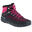 Arpenaz 100 Mid Warm Tie-up Waterproof Children's Hiking Boots - Purple Pink