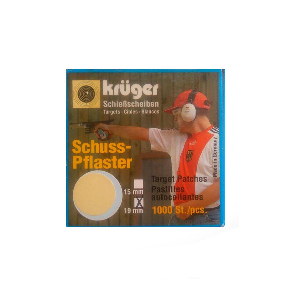 SCHUSSPFLASTER FÜR ZIELSCHEIBEN 19 MM CHAMOIS 