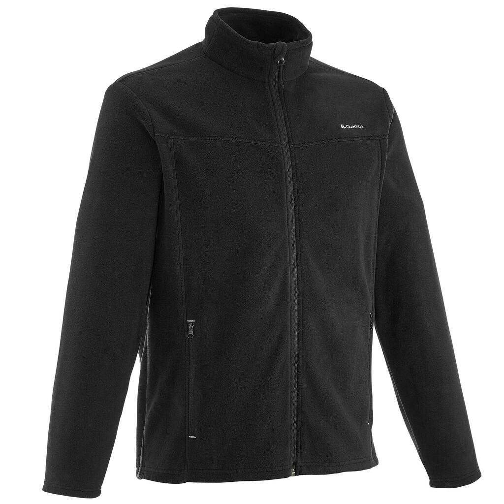 Forclaz 200 men's mountain hiking fleece jacket - black