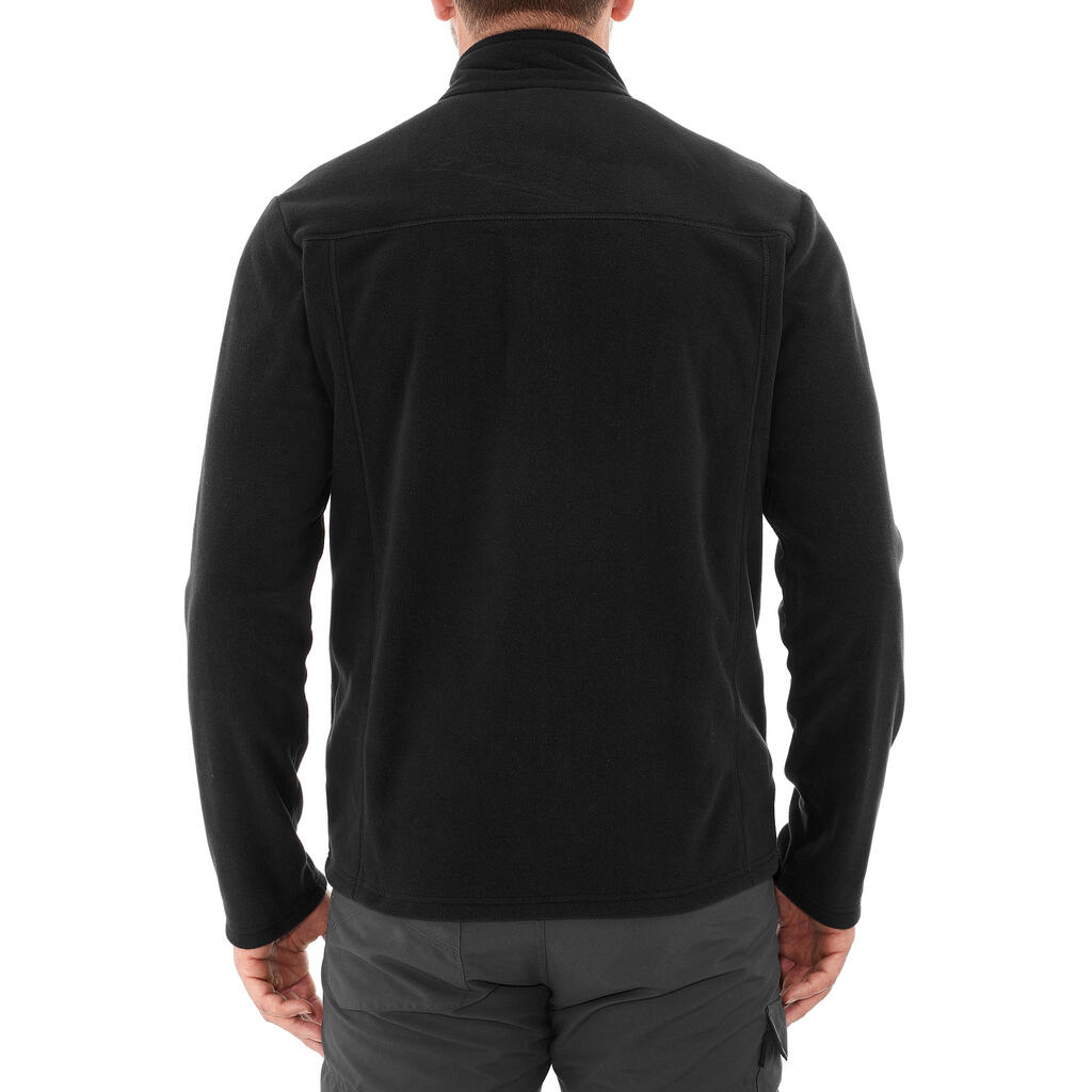 Fleecejacke Forclaz 200 Herren, grün-kariert