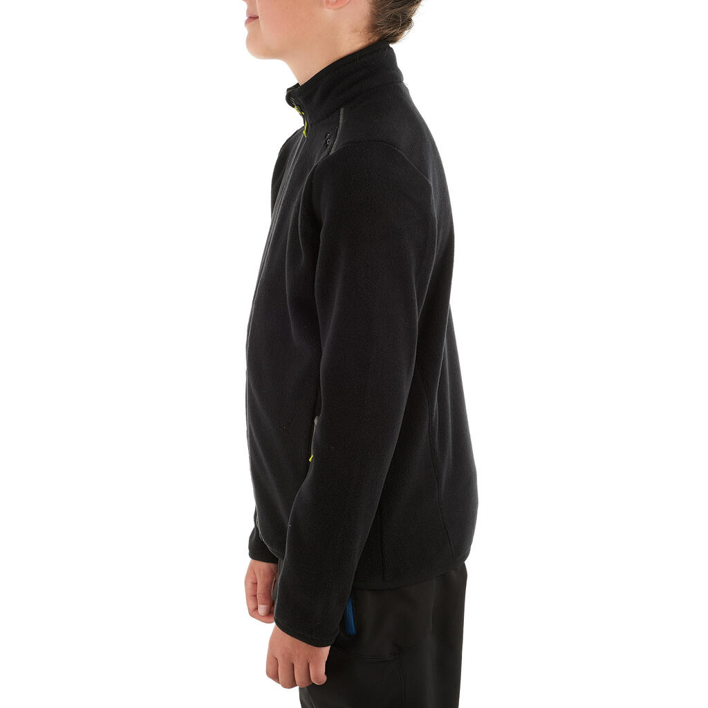 Veste polaire randonnée enfant MH150 noire