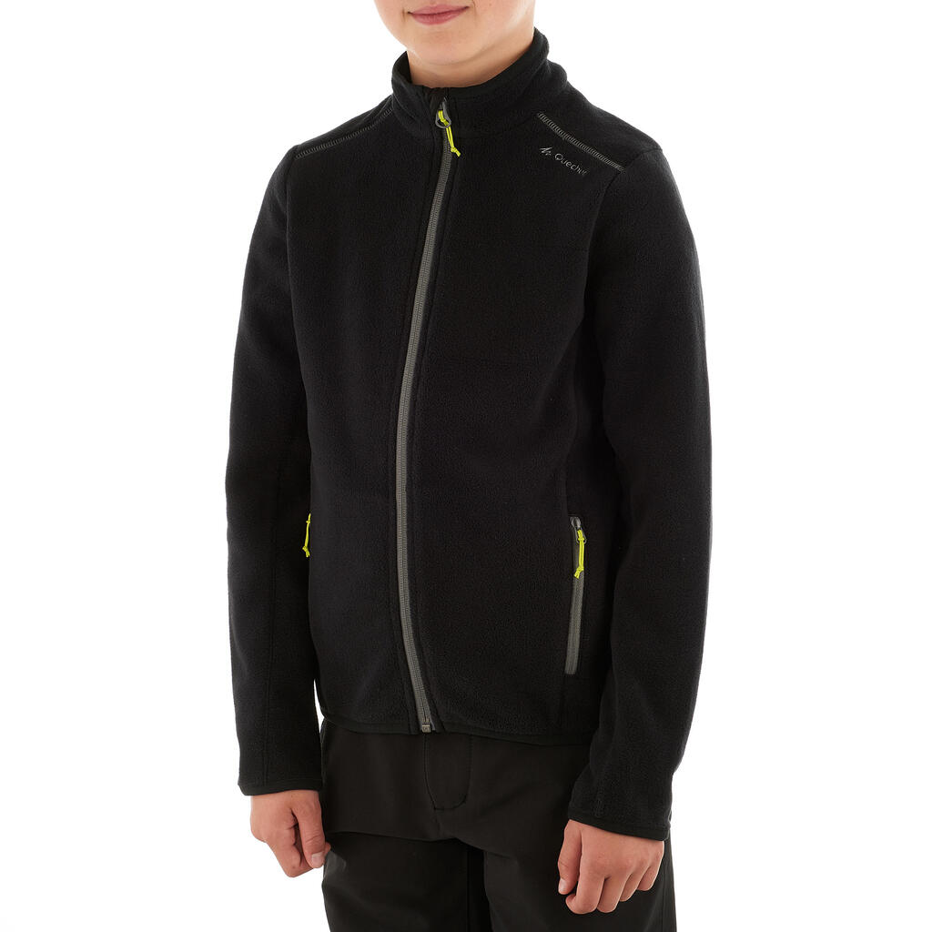 Veste polaire randonnée enfant MH150 noire