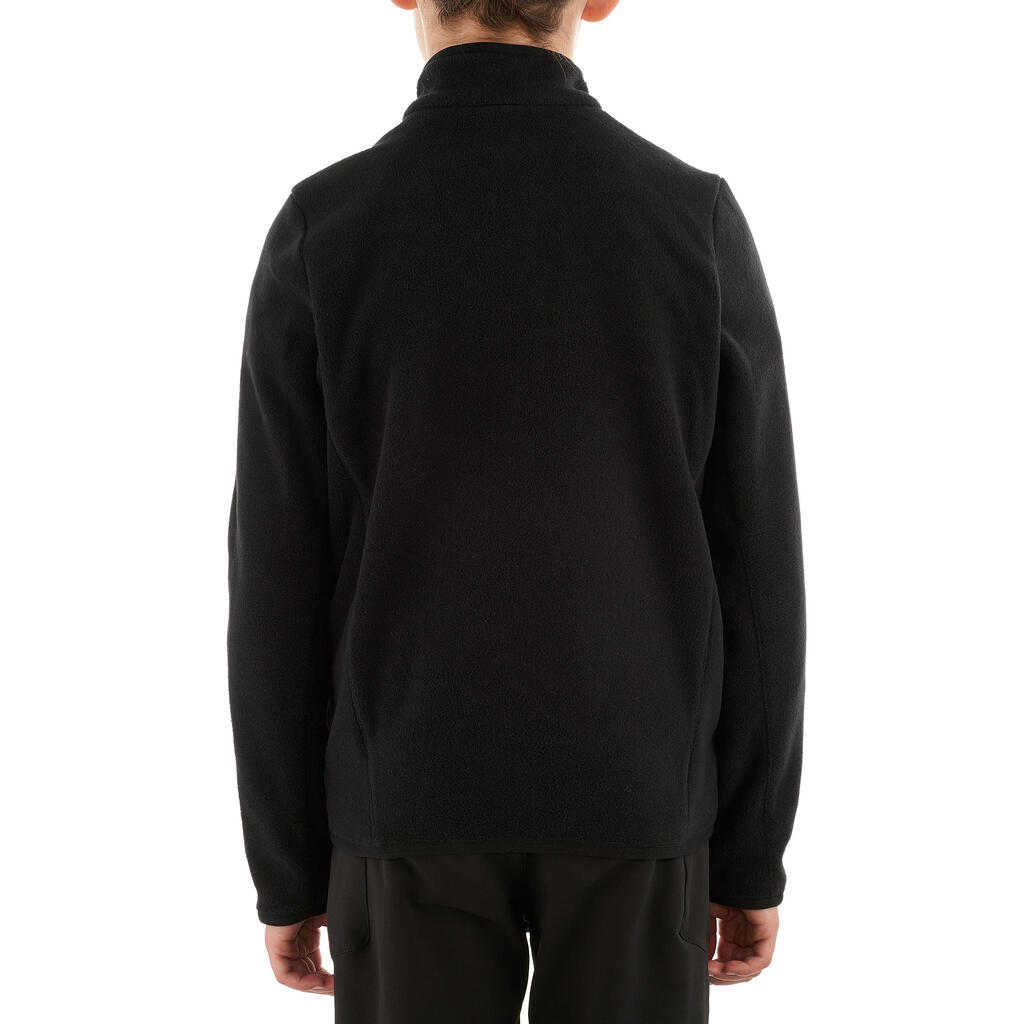 Veste polaire randonnée enfant MH150 noire