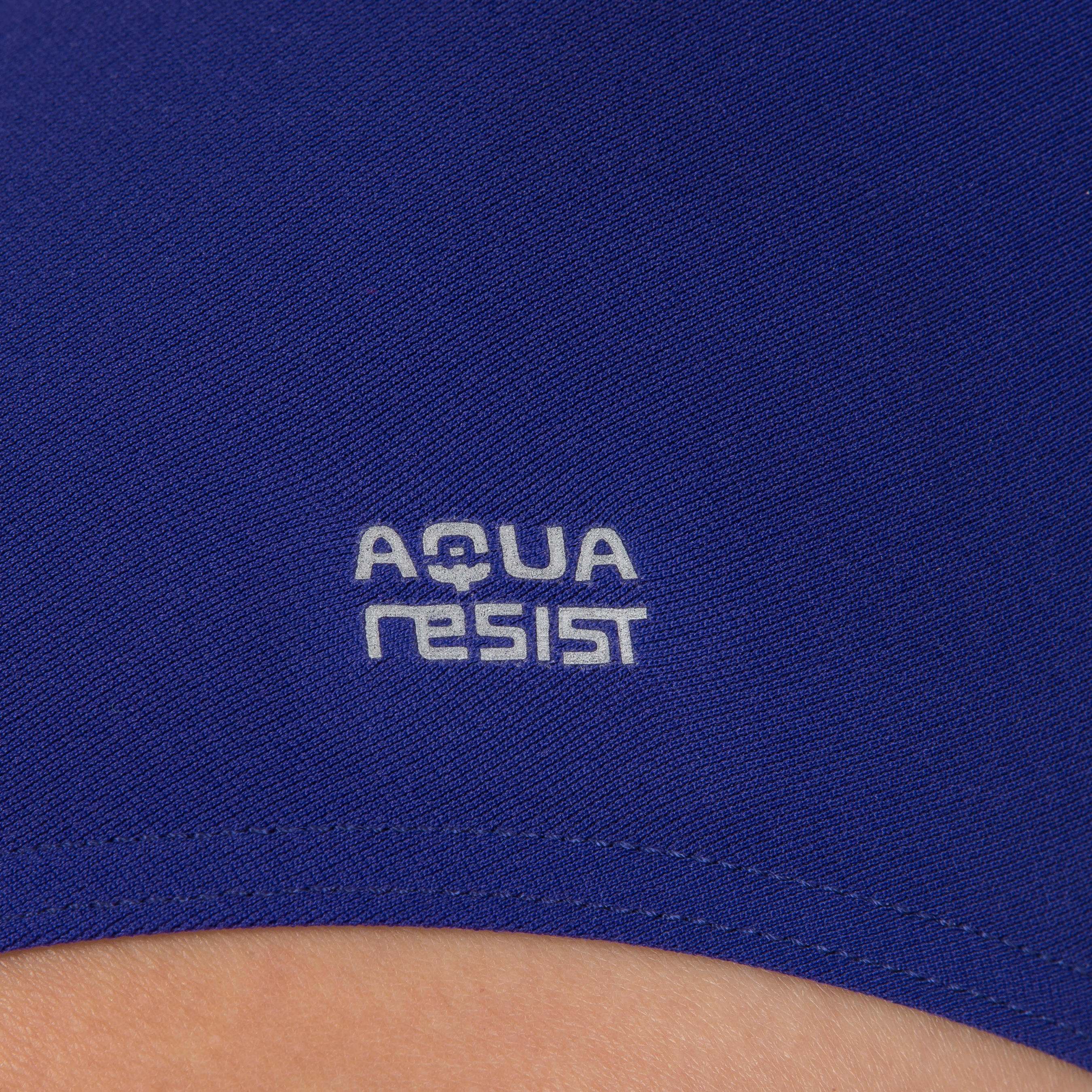 Kamiye Women's Chlorine Resistant One-Piece Swimsuit - Blue Orange 9/10