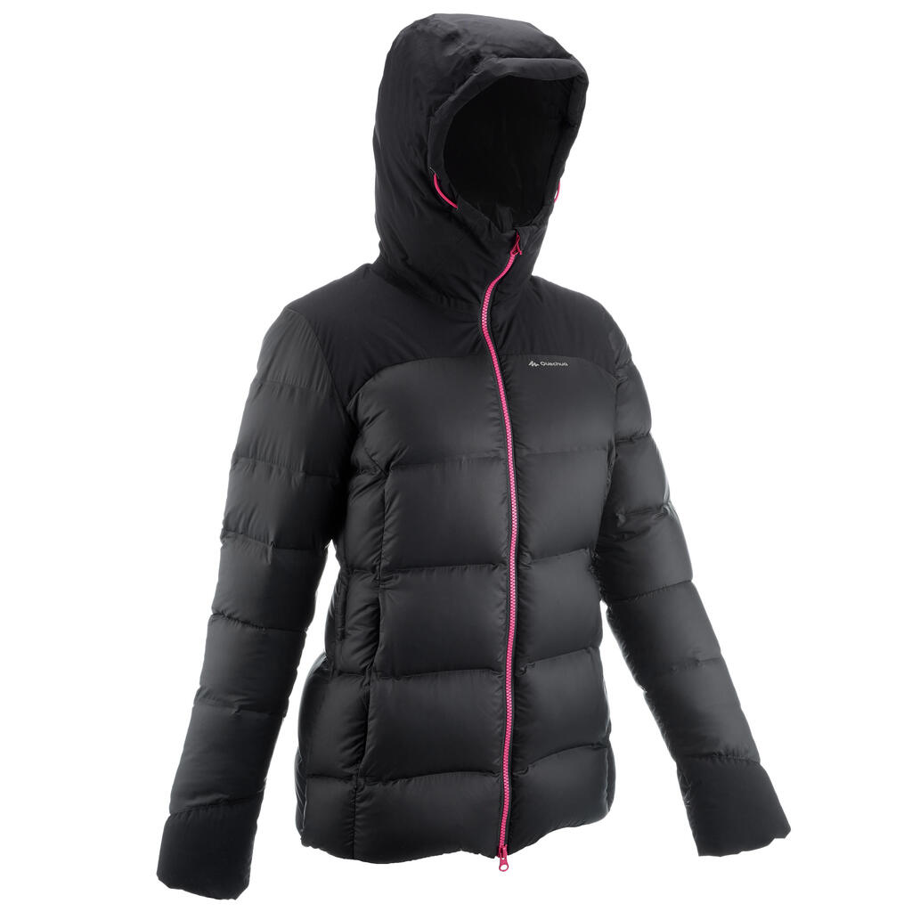 Women’s Mountain Trekking Down Jacket with Hood - MT900 -18°C