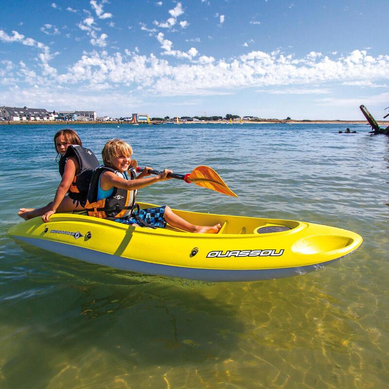 Canoa kayak OUASSOU monoposto rigido touring arancione